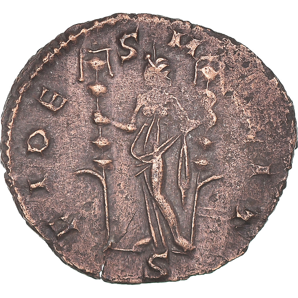 Münze, Claudius II (Gothicus), Antoninianus, 268-270, Mediolanum, VZ, Billon