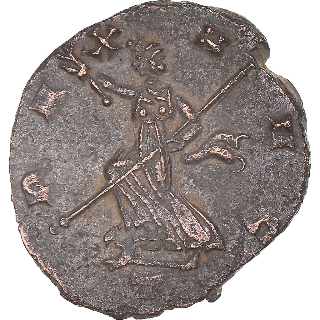 Moneda, Claudius II (Gothicus), Antoninianus, 268-270, Mediolanum, BC+, Vellón