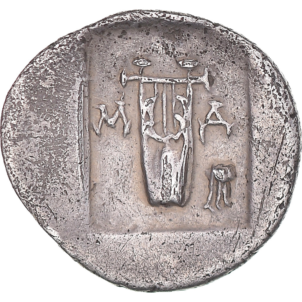 Monnaie, Apollo, Hémidrachme, 48-27 BC, Masikytes, SUP+, Argent