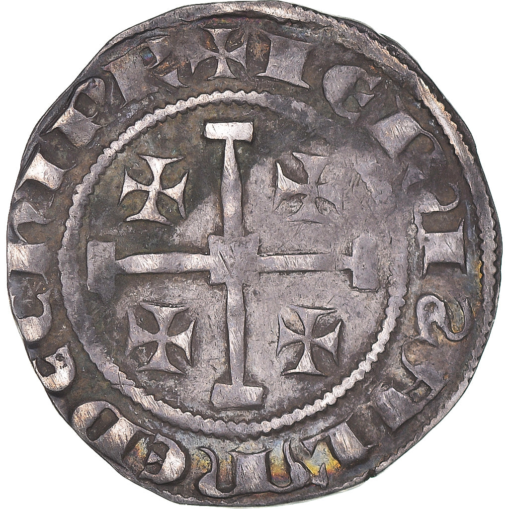 Coin, Cyprus, Henri II, Gros, 1310-1324, Nicosia, VF(30-35), Silver