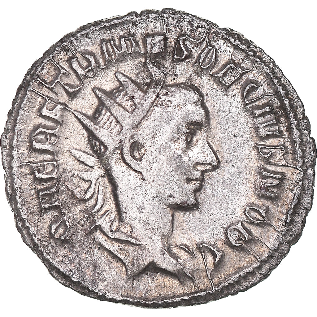 Moneda, Herennius Etruscus, Antoninianus, 251, Rome, MBC, Vellón, Cohen:38