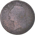 Coin, France, Louis XVI, Sol, 1791, Paris, VG(8-10), Bronze, Gadoury:350