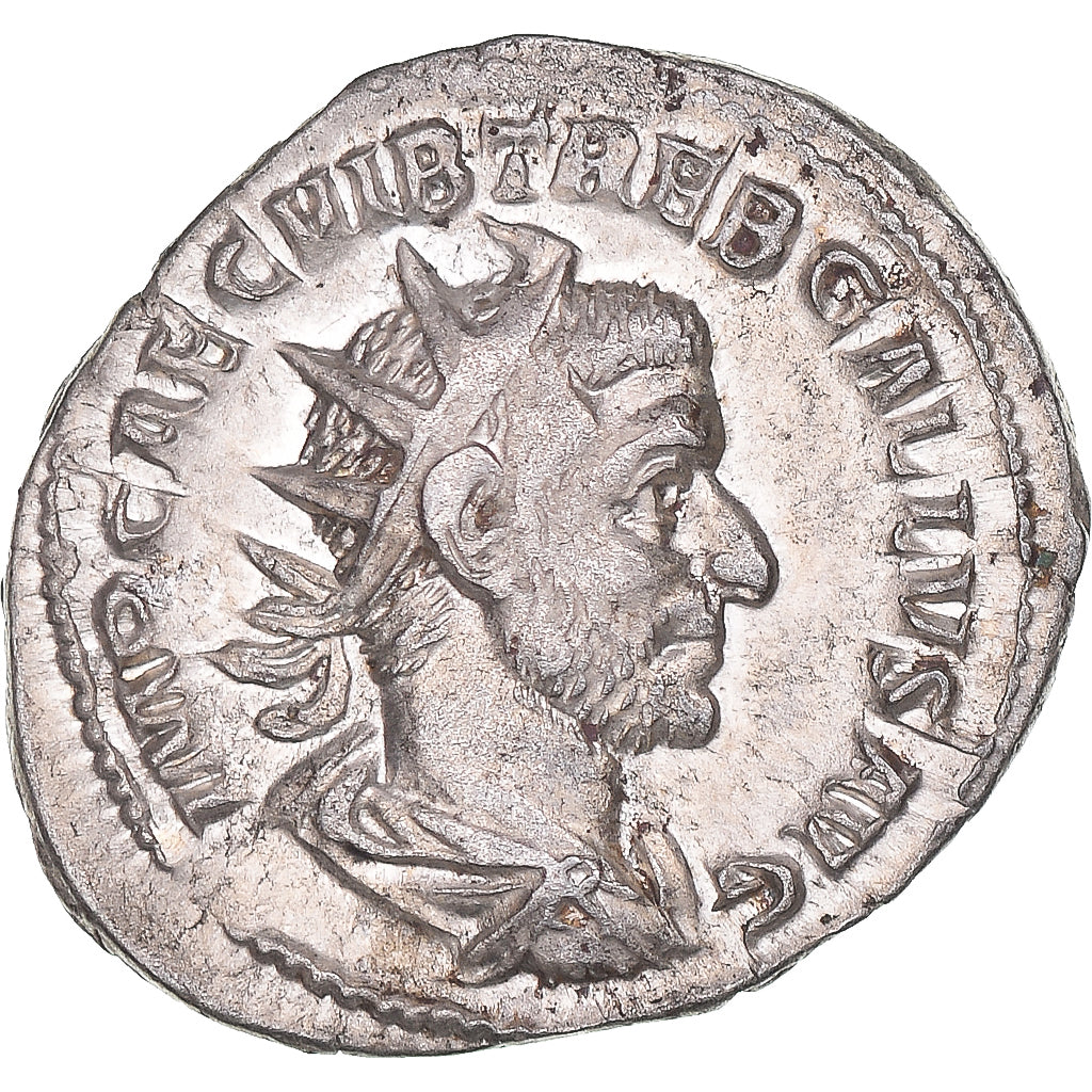 Münze, Trebonianus Gallus, Antoninianus, 251-253, Rome, SS+, Billon, Cohen:41