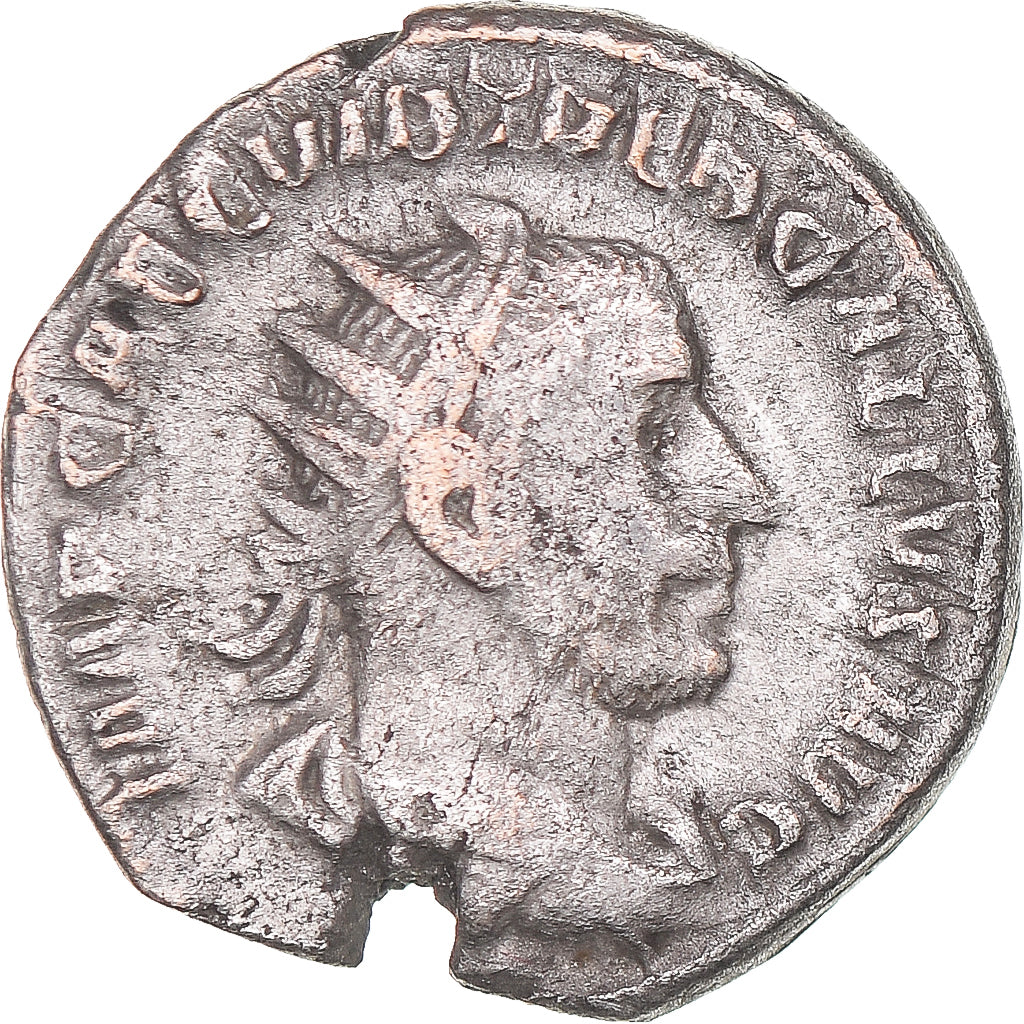 Moneda, Trebonianus Gallus, Antoninianus, 251-253, Rome, BC+, Vellón