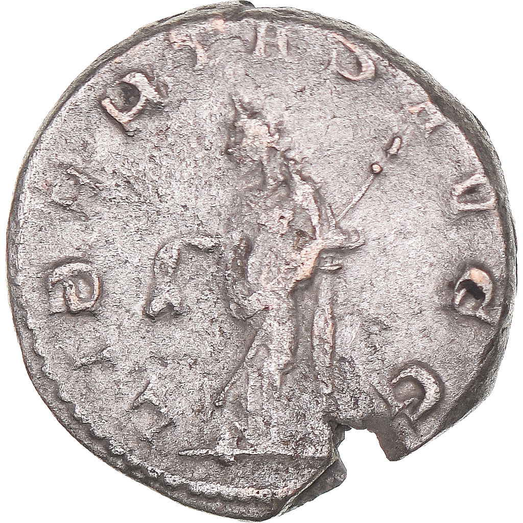 Moneda, Trebonianus Gallus, Antoninianus, 251-253, Rome, BC+, Vellón