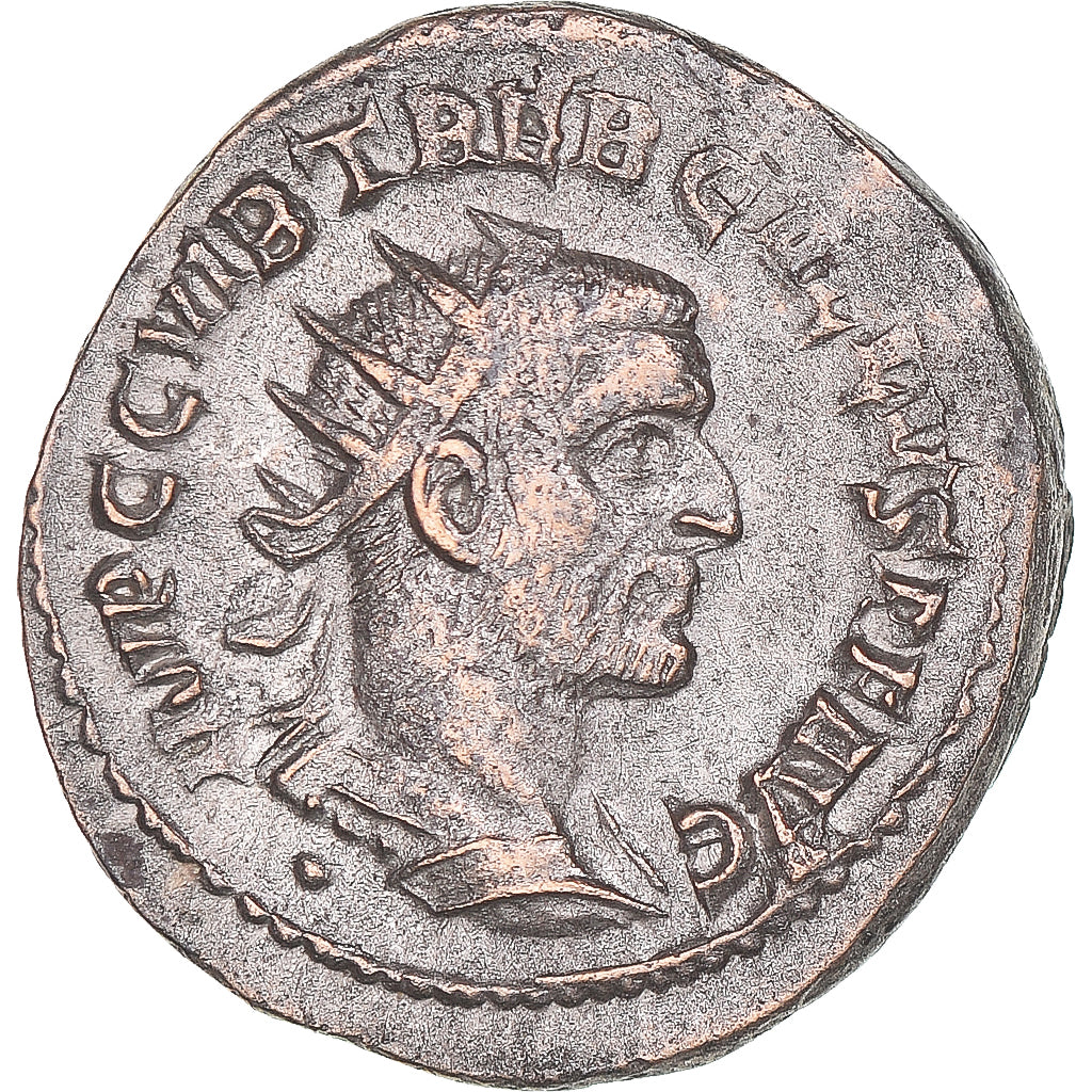 Moneda, Trebonianus Gallus, Antoninianus, 251-253, Rome, MBC+, Vellón, Cohen:6