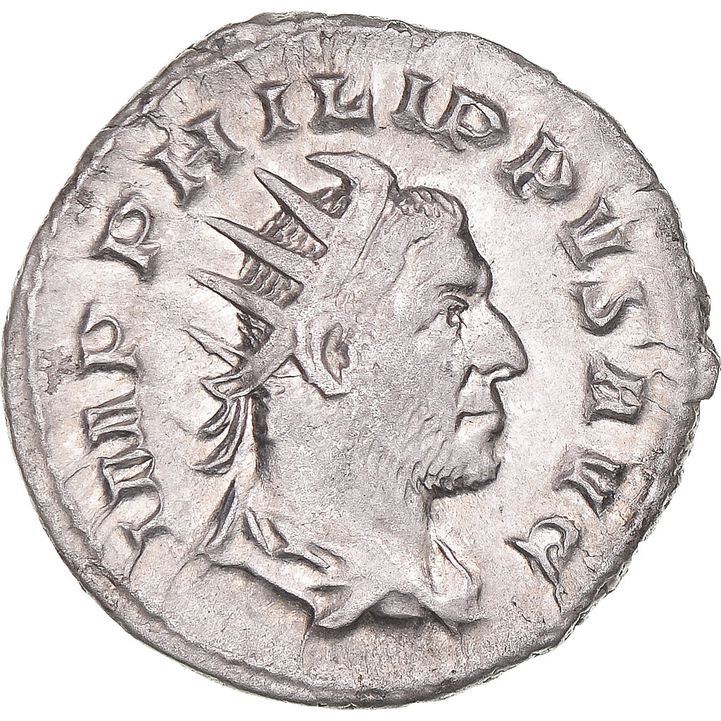 Moeda, Philip I, Antoninianus, 244-249, Rome, AU(50-53), Lingote