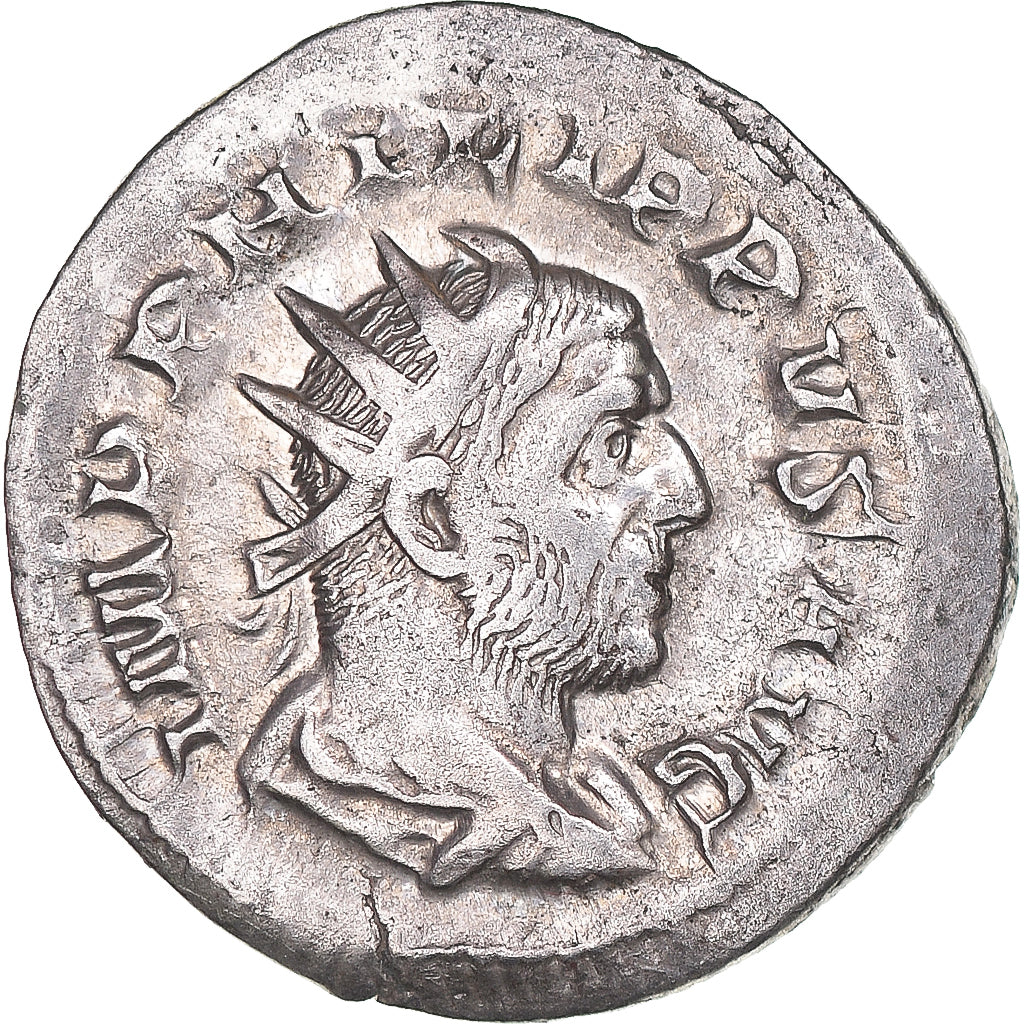 Coin, Philip I, Antoninianus, 244-249, Rome, AU(50-53), Billon, Cohen:189