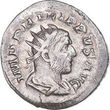 Coin, Philip I, Antoninianus, 244-249, Rome, AU(50-53), Billon, Cohen:189