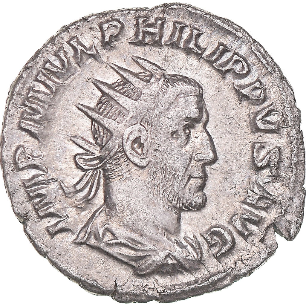 Moneda, Philip I, Antoninianus, 244-249, Rome, EBC+, Vellón, Cohen:124