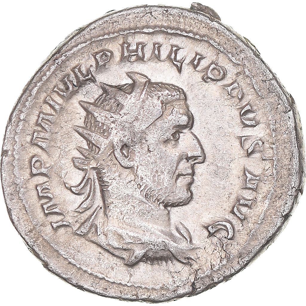 Moneda, Philip I, Antoninianus, 244-249, Rome, MBC, Vellón, Cohen:25