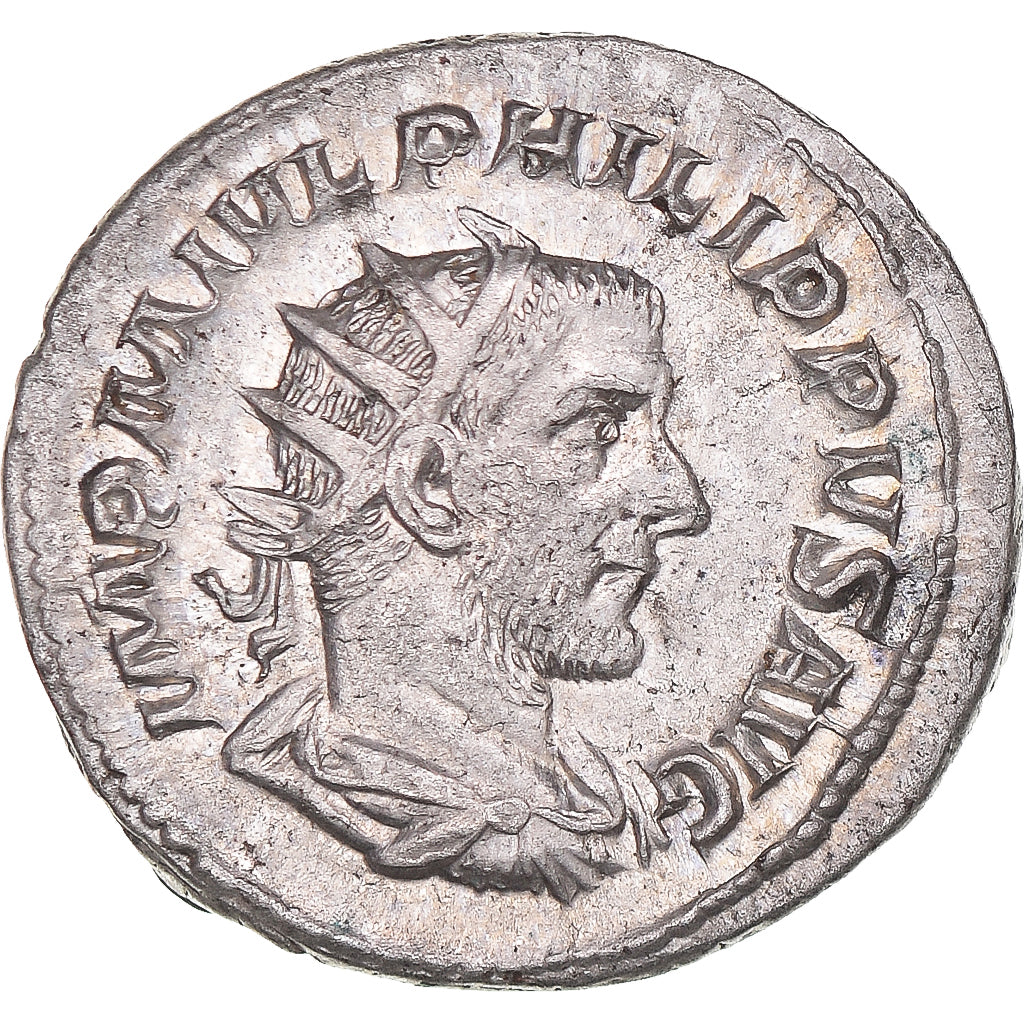 Moneda, Philip I, Antoninianus, 244-249, Rome, EBC+, Vellón