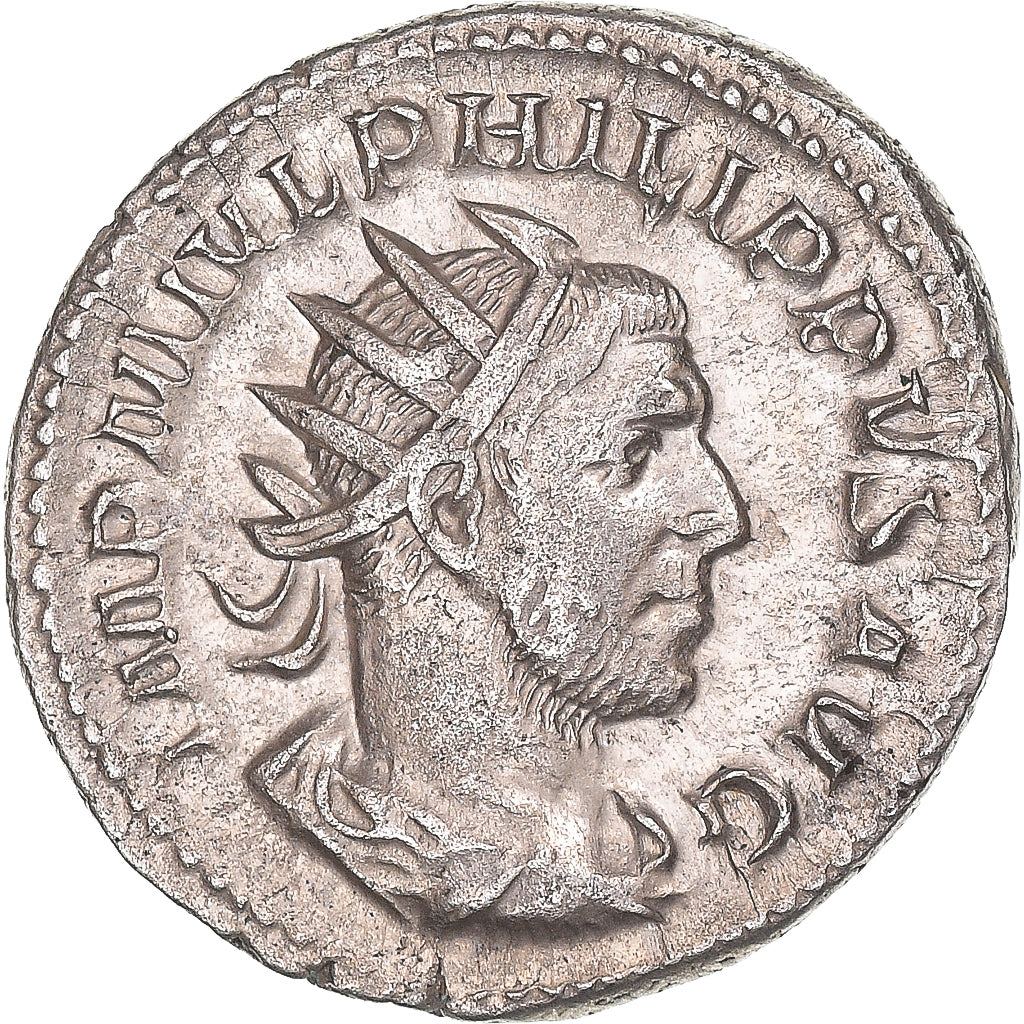 Moneda, Philip I, Antoninianus, 244-249, Rome, EBC, Vellón, Cohen:235