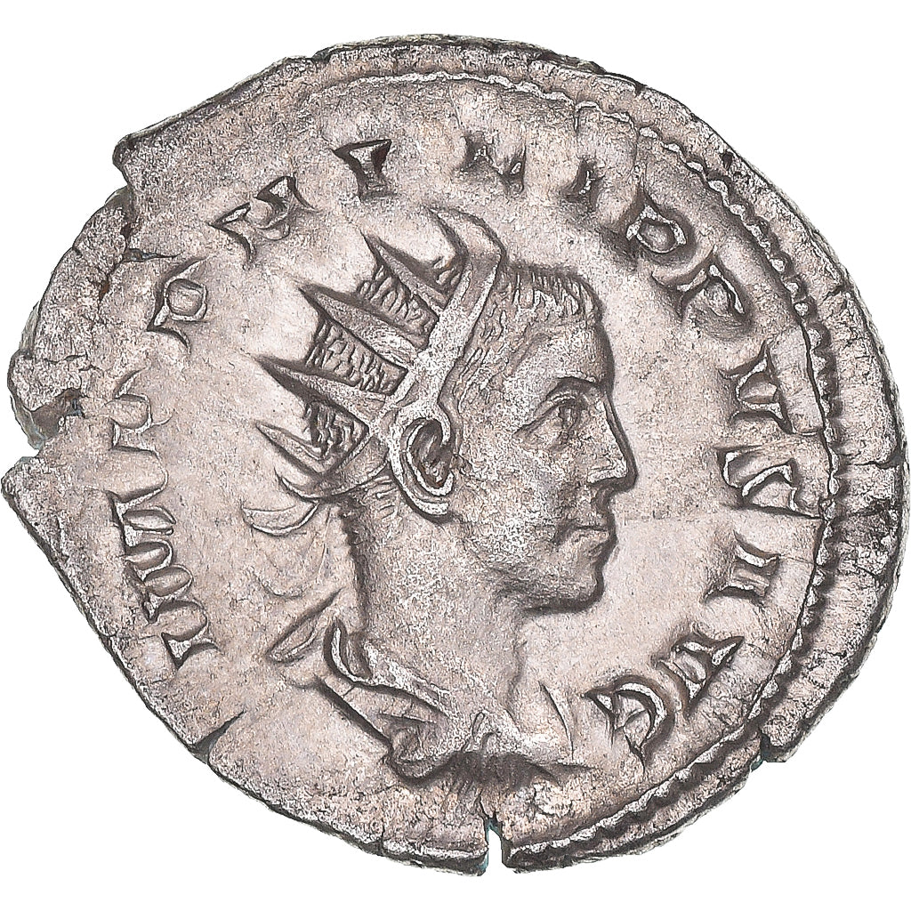 Coin, Philip II, Antoninianus, 244-249, Rome, AU(55-58), Billon, Cohen:72
