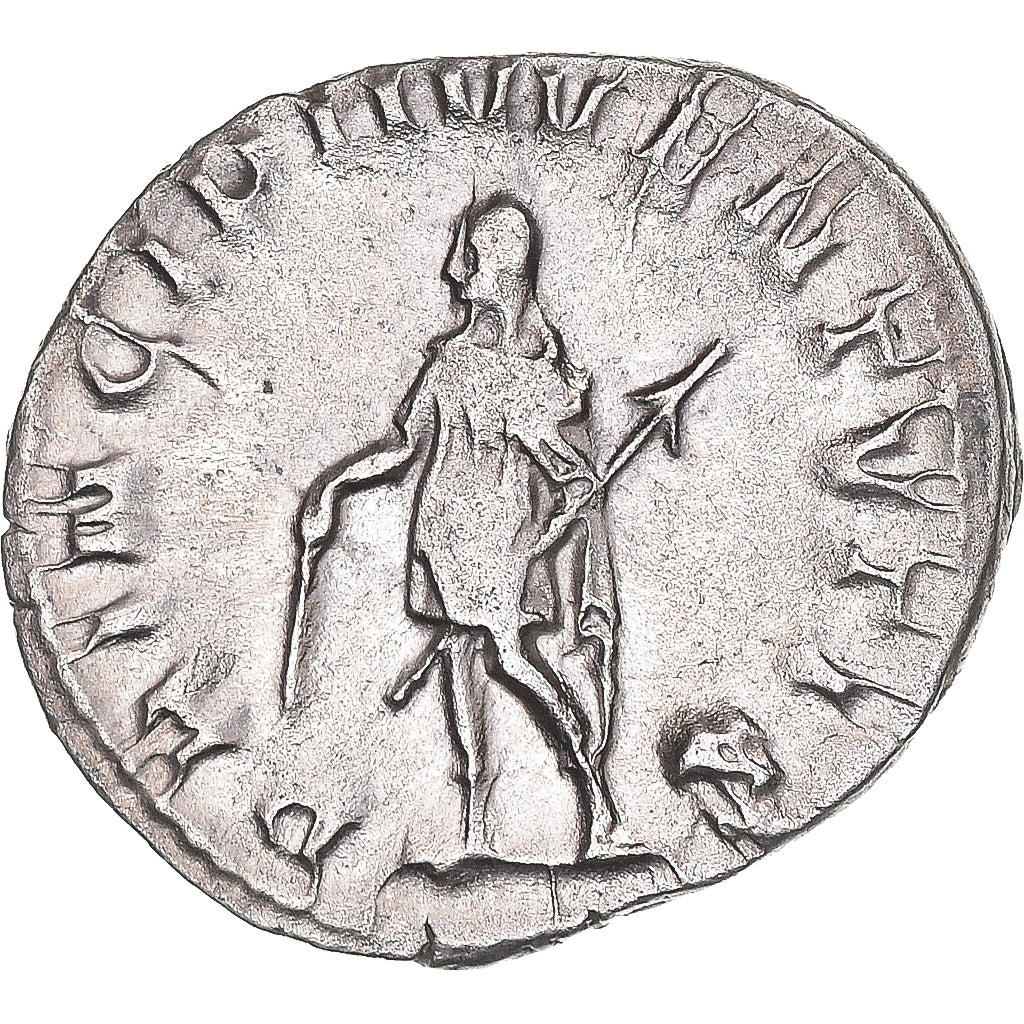 Coin, Herennius Etruscus, Antoninianus, 244-249, Rome, AU(50-53), Billon
