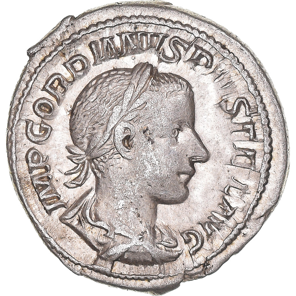 Moneda, Gordian III, Denarius, 238-244, Rome, MBC+, Vellón, Cohen:69