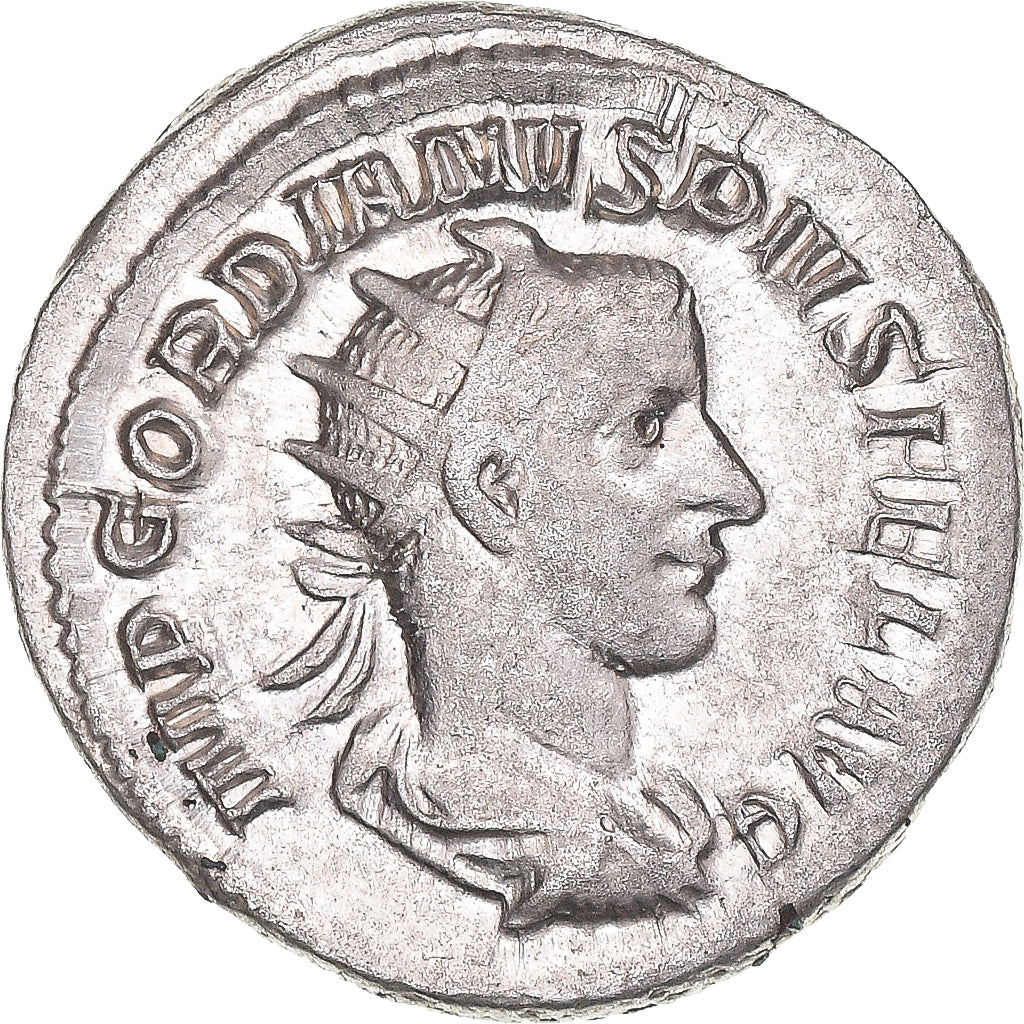 Moneta, Gordian III, Antoninianus, 238-244, Rome, EF(40-45), Bilon, Cohen:98