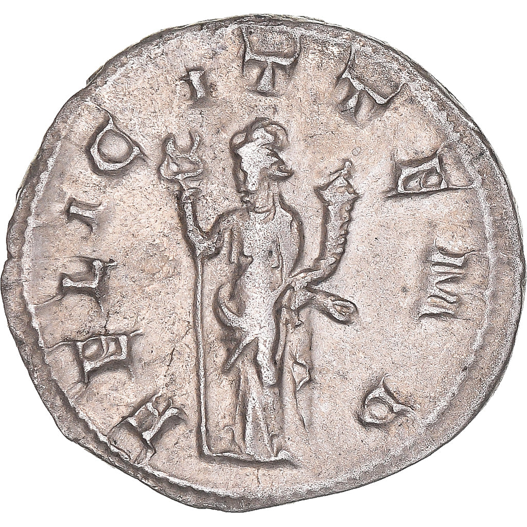 Moneda, Gordian III, Antoninianus, 238-244, Rome, MBC+, Vellón, Cohen:71