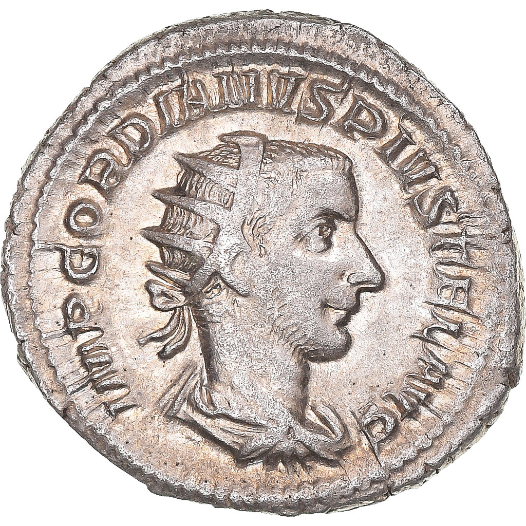 Moneda, Gordian III, Antoninianus, 238-244, Rome, EBC, Vellón, Cohen:348