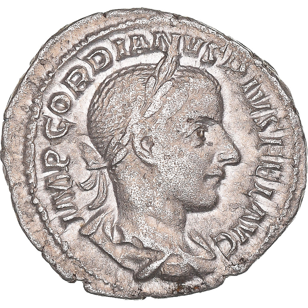 Moneda, Gordian III, Denarius, 238-244, Rome, MBC+, Vellón, Cohen:325