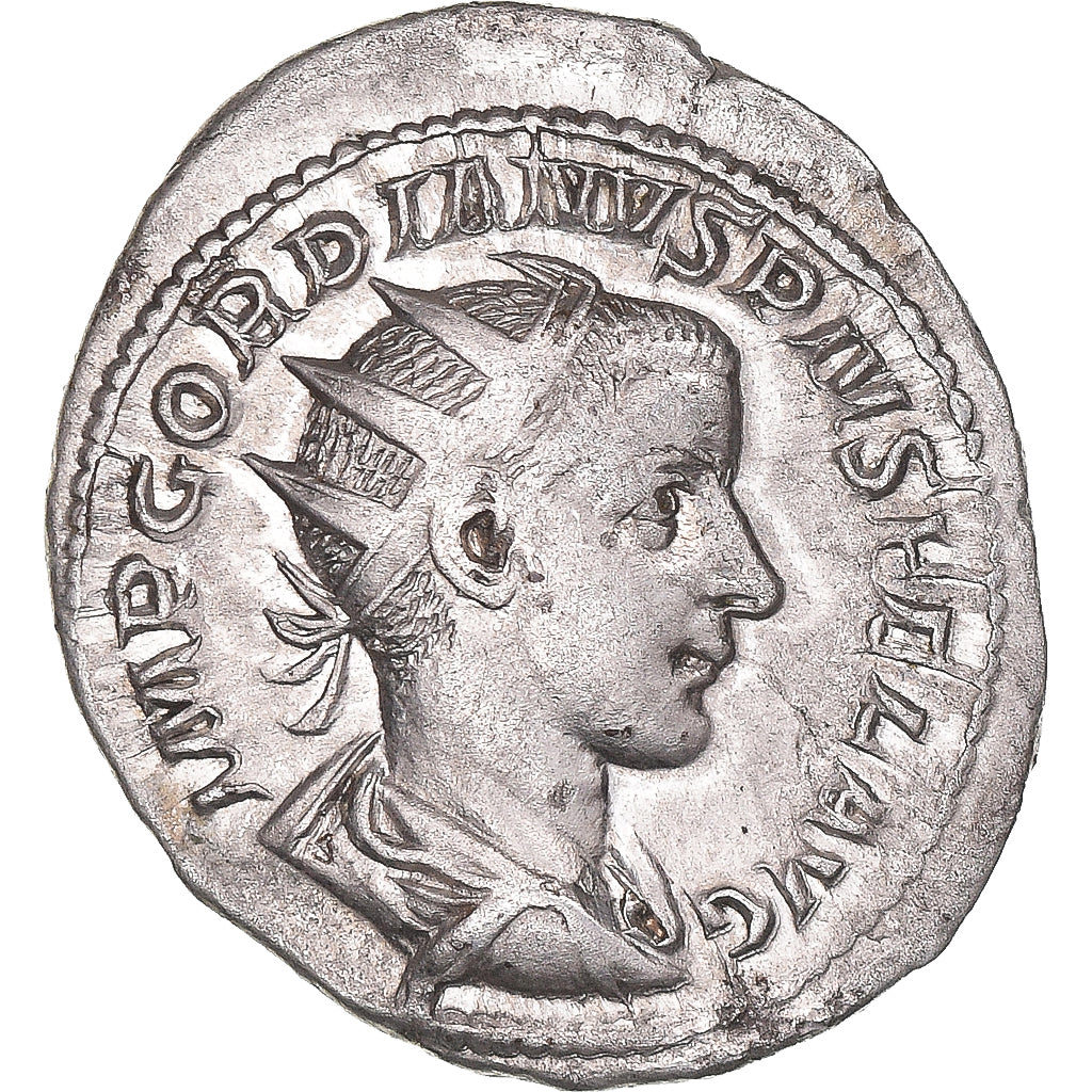 Moneda, Gordian III, Antoninianus, 238-244, Rome, MBC+, Vellón, Cohen:237