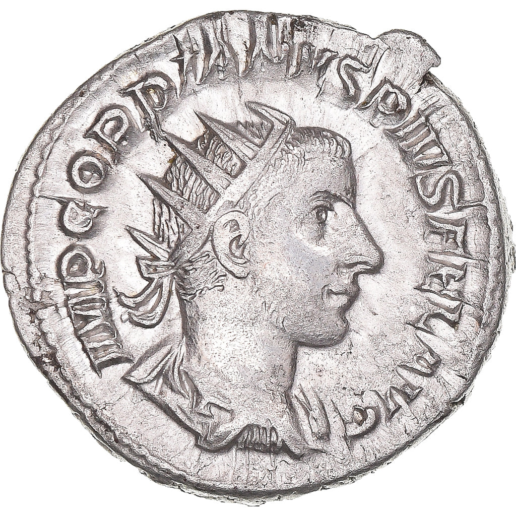 Moneta, Gordian III, Antoninianus, 238-244, Rome, MS(60-62), Bilon, Cohen:272