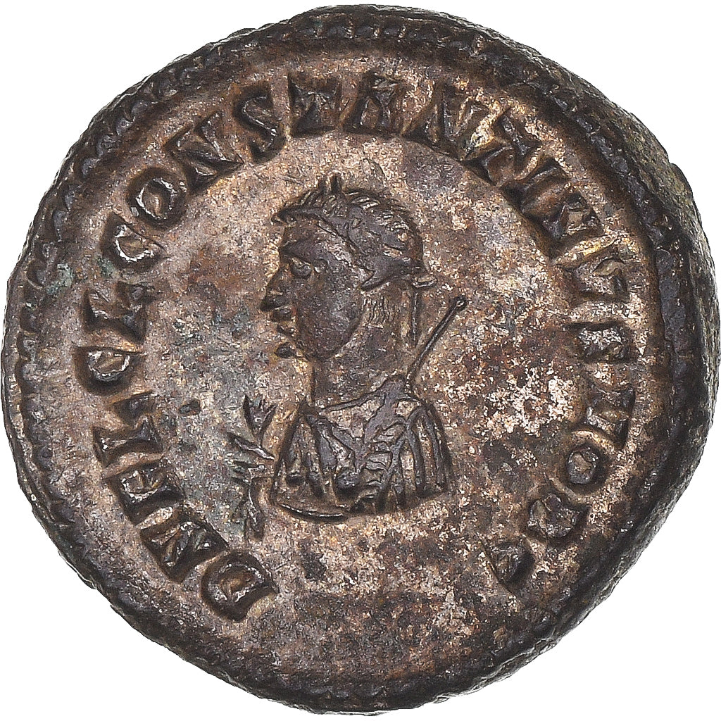 Moneda, Constantine II, Nummus, 317-320, Heraclea, SC, Cobre, Cohen:162