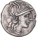 Monnaie, Trebania, Denier, 135 BC, Rome, TTB+, Argent, Crawford:241/1a