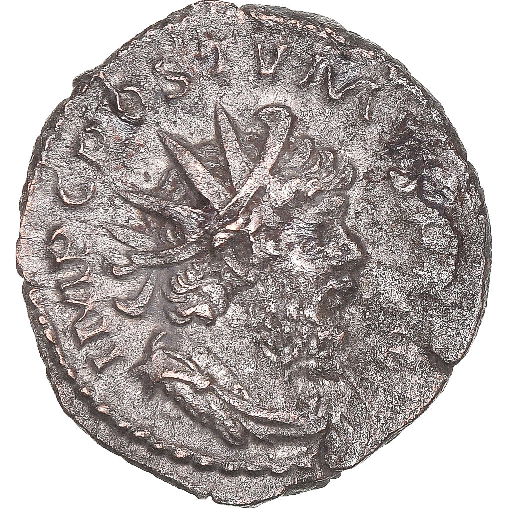 Moneda, Postumus, Antoninianus, 266, Cologne, MBC+, Vellón, Cohen:358