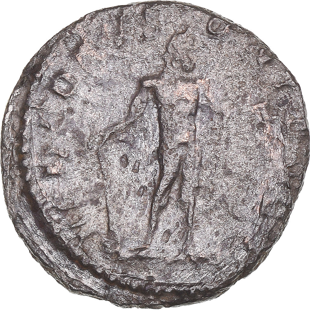 Moneda, Postumus, Antoninianus, 260-261, Lyon - Lugdunum, BC+, Vellón, Cohen:91
