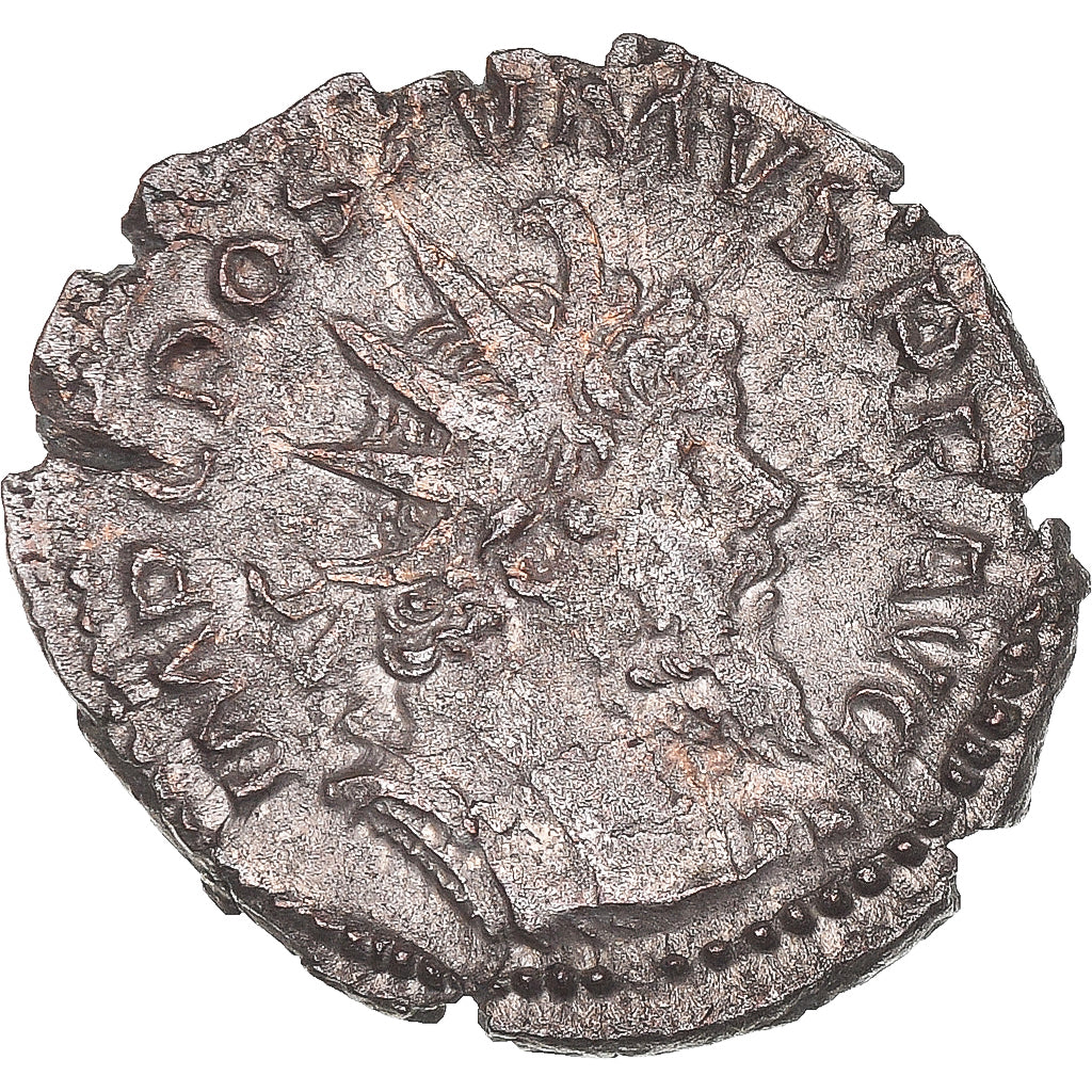 Moneda, Postumus, Antoninianus, 266, Trier or Cologne, MBC, Vellón, Cohen:331