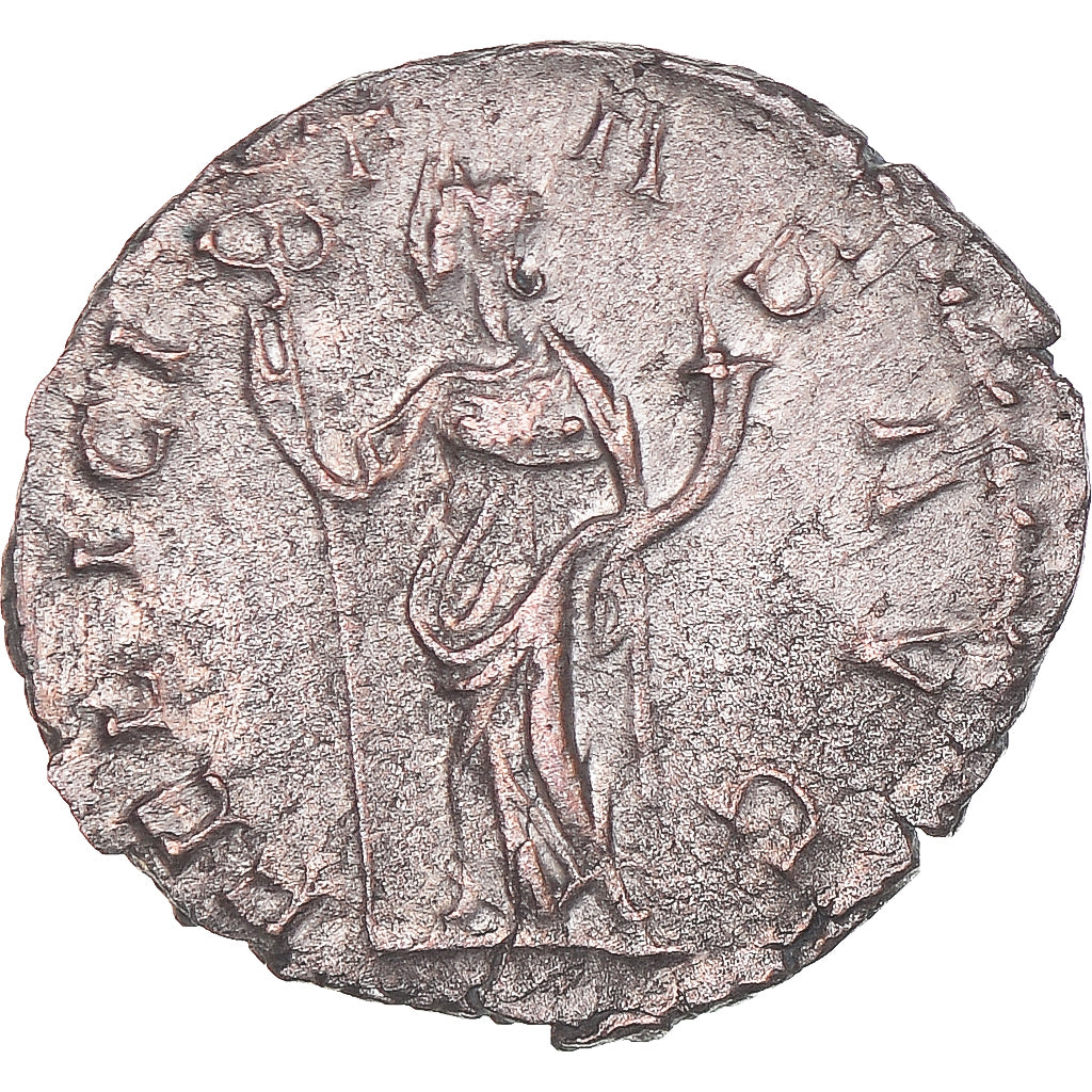 Moneda, Postumus, Antoninianus, 263-265, Trier, MBC+, Vellón, Cohen:39