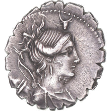 Coin, Postumia, Denarius Serratus, 81 BC, Rome, MS(60-62), Silver