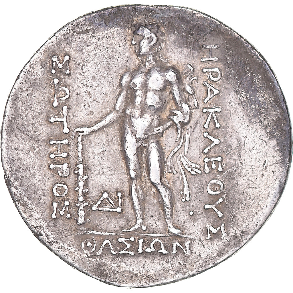 Monnaie, Thrace, Dionysos, Tétradrachme, 150-120 BC, Thasos, SUP, Argent