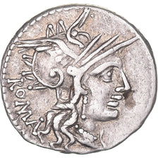 Coin, M. Tullius, Denarius, 120 BC, Rome, EF(40-45), Silver, Crawford:280/1