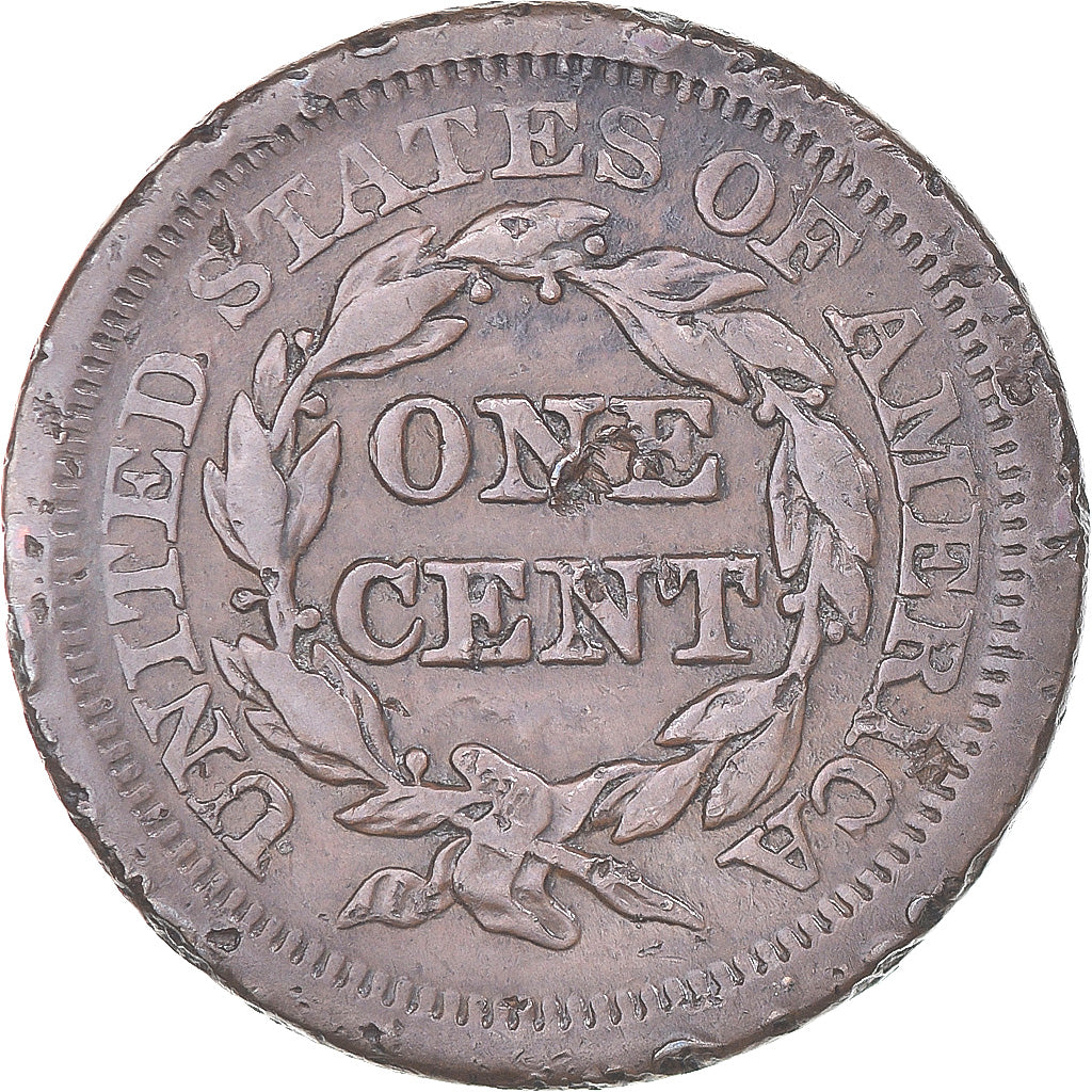 Moneta, USA, Cent, 1851, Philadelphia, EF(40-45), Copper-Zinc