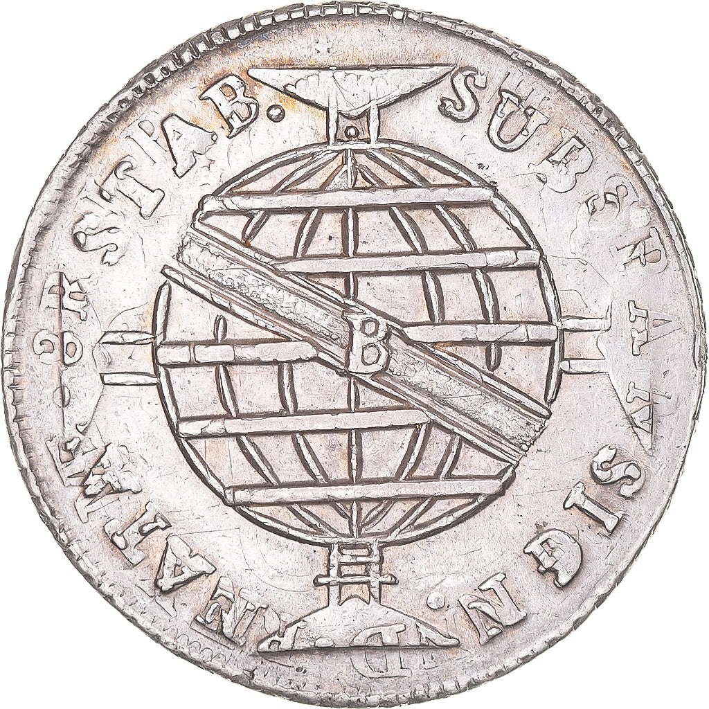 Coin, Brazil, João VI, 960 Reis, 1814, Bahia, MS(60-62), Silver