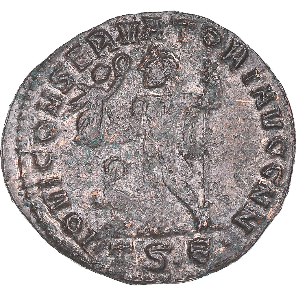 Moneda, Constantine I, Follis, 312-313, Thessalonica, MBC, Cobre, Cohen:616