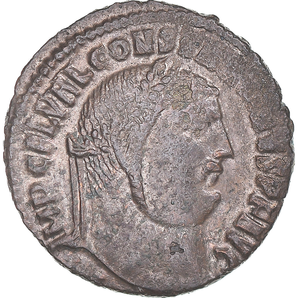 Coin, Constantine I, Follis, 313-315, Cyzicus, AU(50-53), Copper, Cohen:80