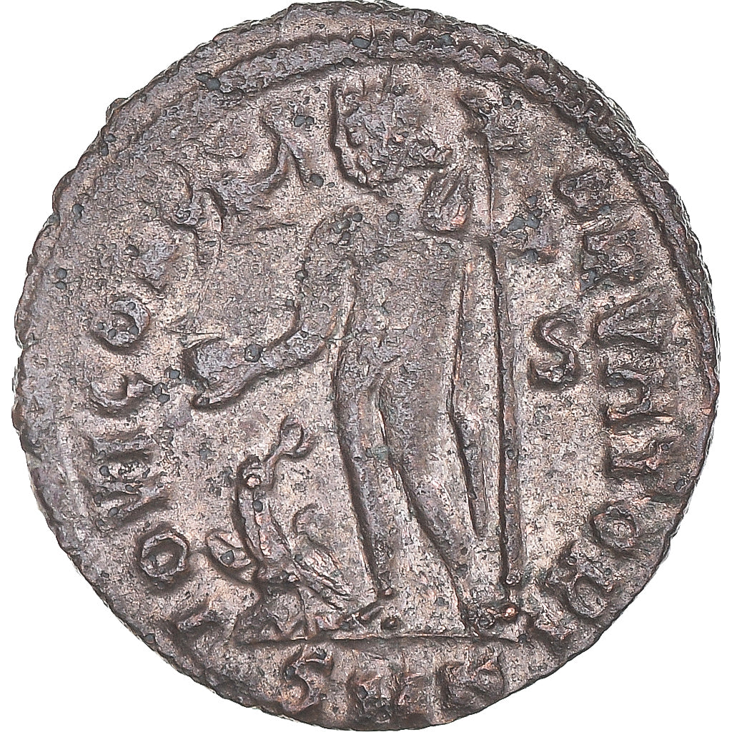 Coin, Constantine I, Follis, 313-315, Cyzicus, AU(50-53), Copper, Cohen:80