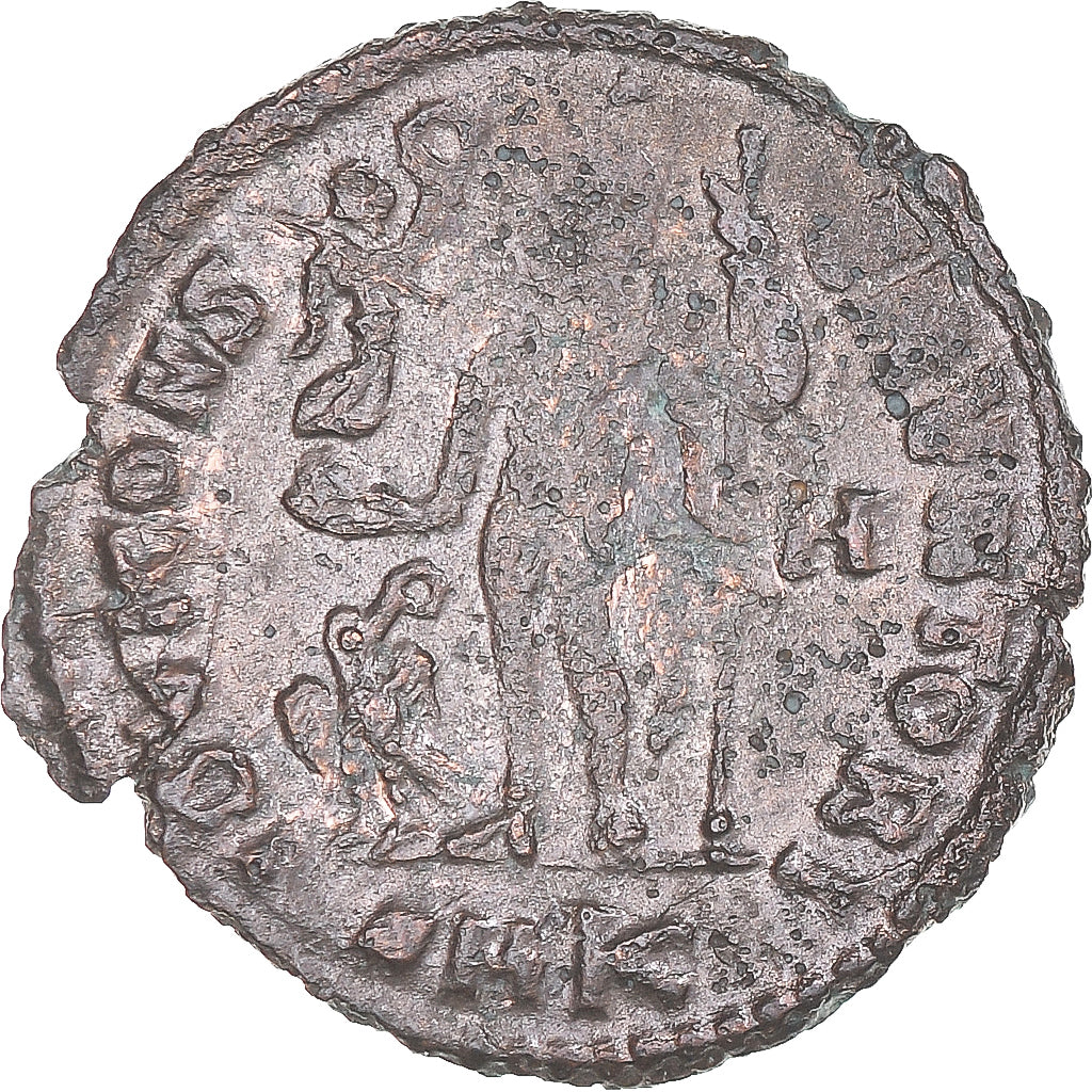 Moneda, Licinius I, Follis, 313, Kyzikos, BC+, Cobre, RIC:3