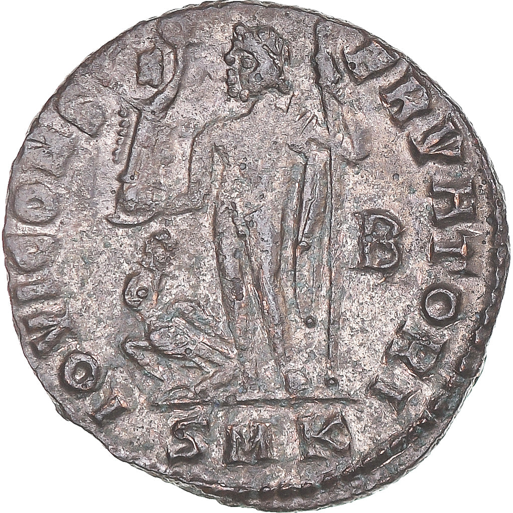 Moneda, Licinius I, Follis, 312-313, Kyzikos, BC+, Cobre, RIC:105a