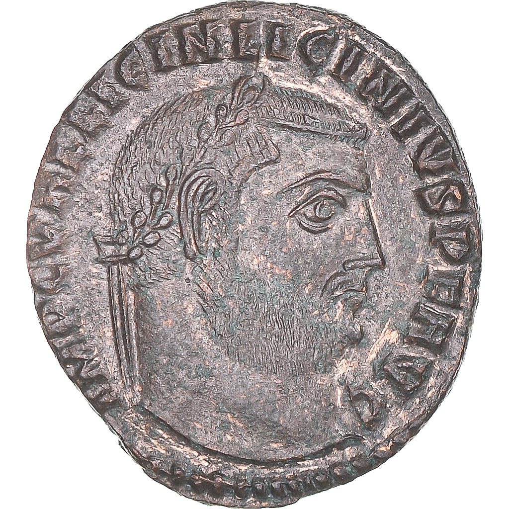 Moneta, Licinius I, Follis, 312-313, Kyzikos, BB+, Rame, RIC:105a