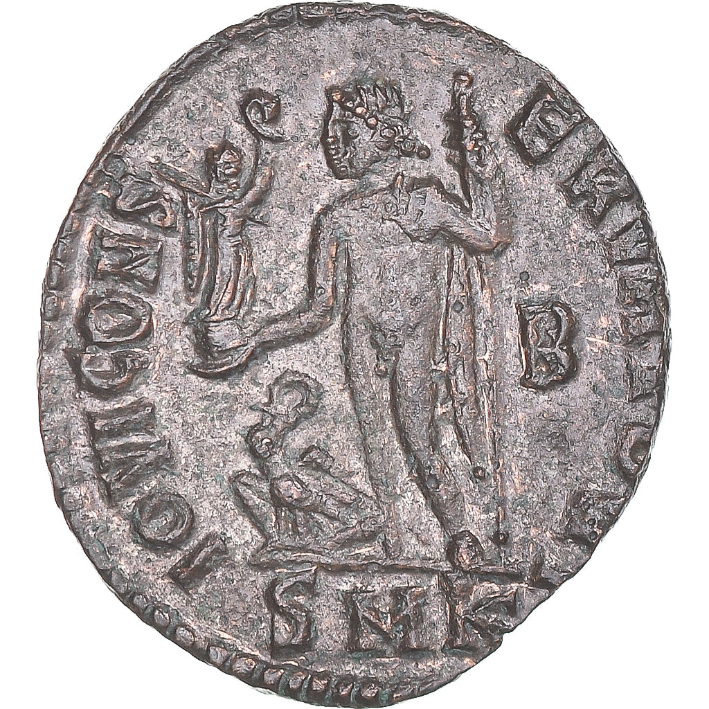 Moneta, Licinius I, Follis, 312-313, Kyzikos, BB+, Rame, RIC:105a