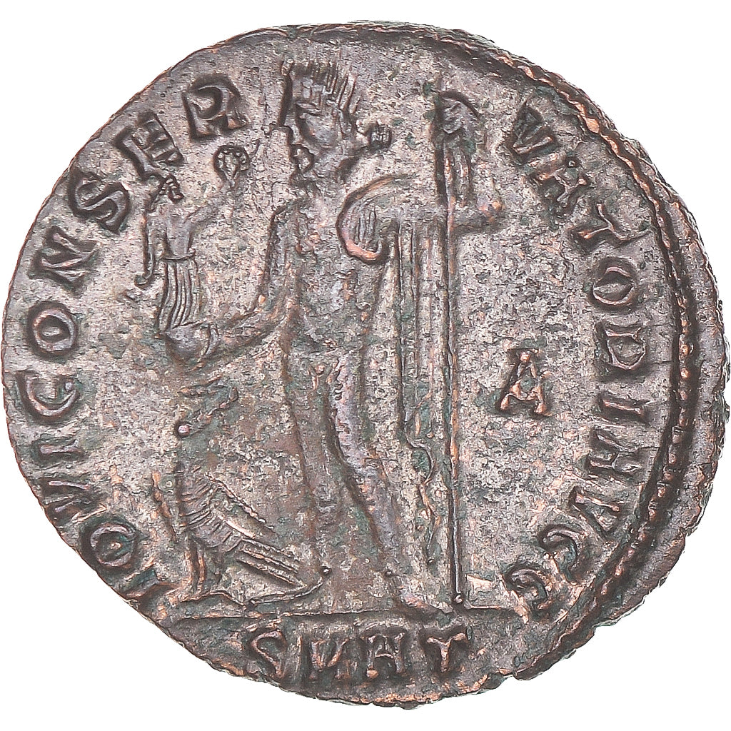 Moneda, Licinius I, Follis, 313, Heraclea, MBC, Cobre, Cohen:108