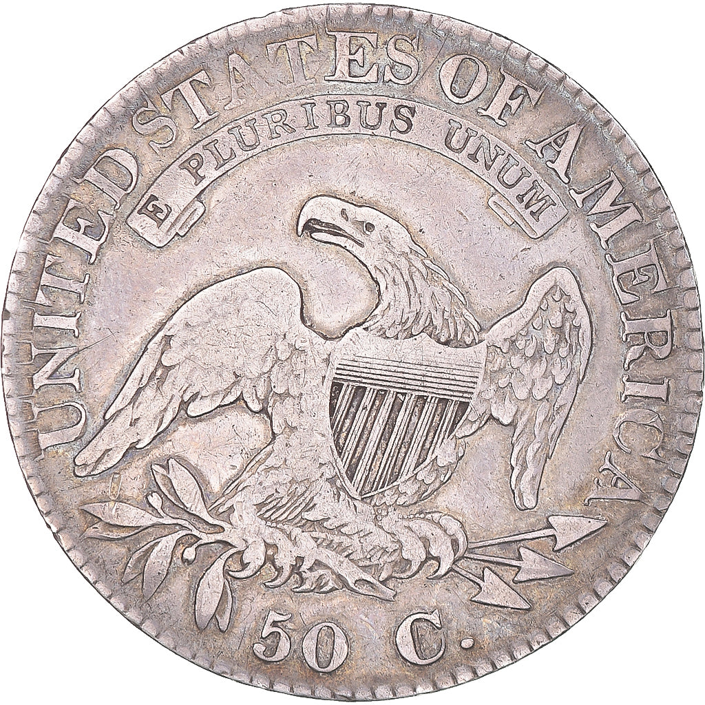 Coin, United States, Half Dollar, 1823, Philadelphia, AU(50-53), Silver