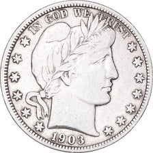 Coin, United States, Half Dollar, 1903, San Francisco, AU(55-58), Silver