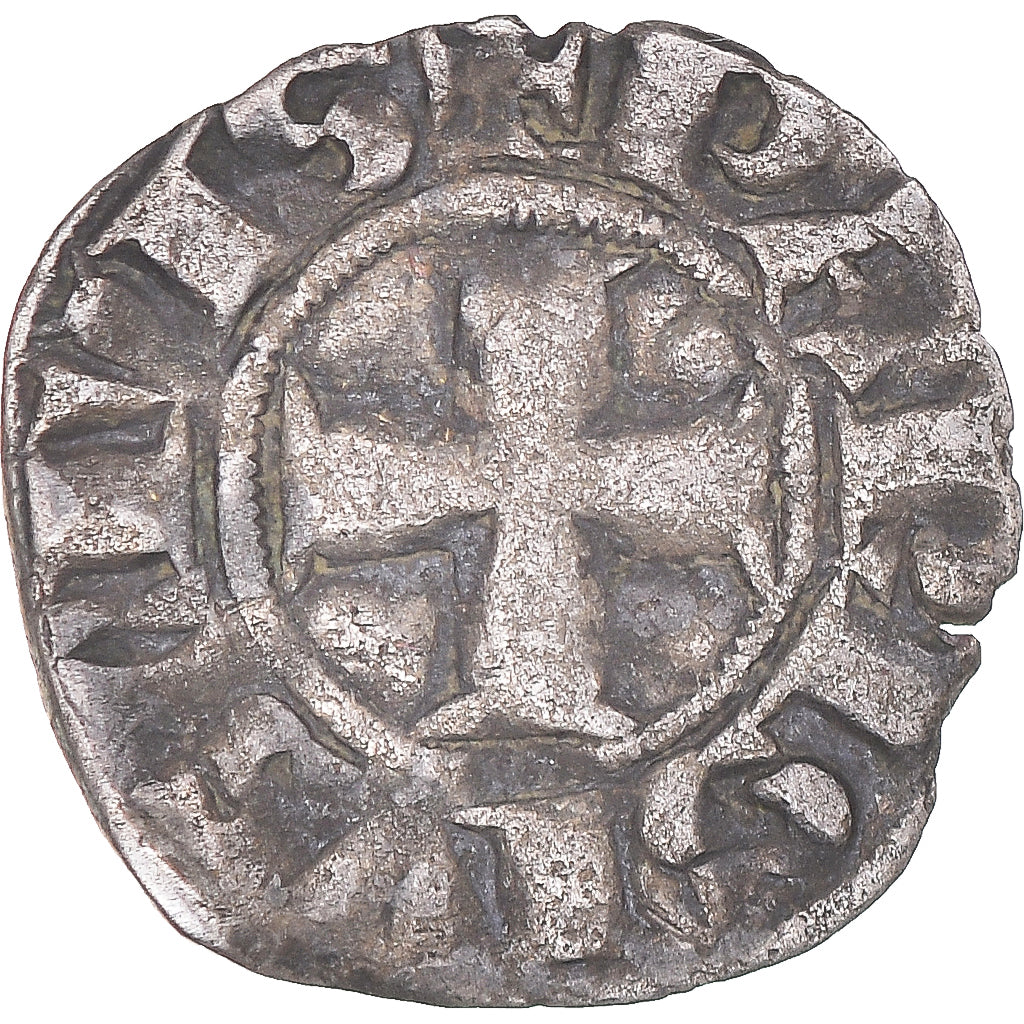 Münze, Frankreich, Philip II, Denier Parisis, 1180-1223, Paris, SS+, Silber