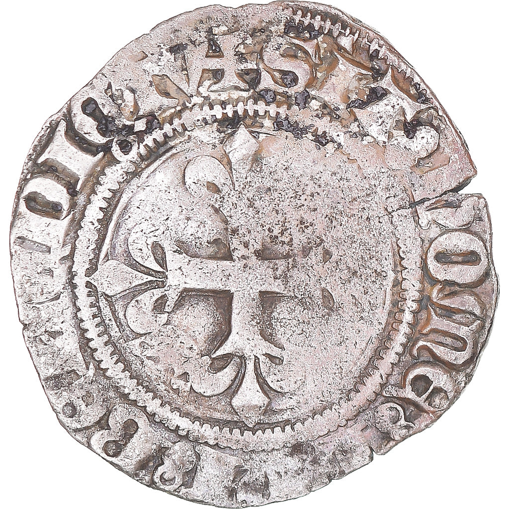 Moeda, França, Charles VI, Florette, Uncertain date, VF(30-35), Lingote