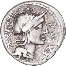 Coin, Sergia, Denarius, 116-115 BC, Rome, EF(40-45), Silver, Crawford:286/1